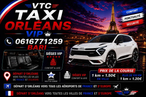 Photo de galerie - Bonjour je suis chauffeur avec une kia sportage 2025 mes tarifs sont très compétitifs je propose des trajets au départ d Orléans vers tous les aéroports de France et Europe ainsi que vers toutes les villes de France et d Europe 1.50€ 1 km plus 100km 1,20€