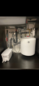 Photo de galerie - Installation sanitaire sous évier 