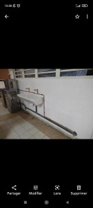 Photo de galerie - Installation d'un laver main