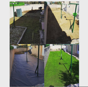 Photo de galerie - Gazon synthétique 