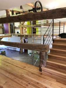 Photo de galerie - Réaménagement d’une étable en un seul appartement 