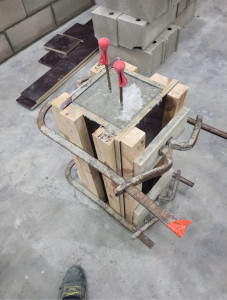 Photo de galerie - Poteaux en coffrage traditionnel 