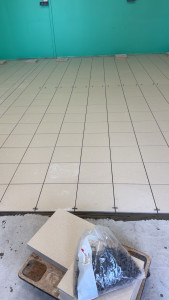 Photo de galerie - Pose de carrelage 