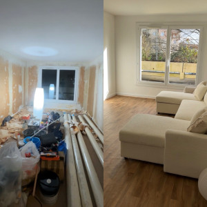 Photo de galerie - Rénovation totale d’un appartement 