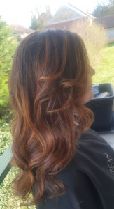 Photo de galerie - Brune mèches marron claire 