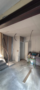 Photo de galerie - Pose du placo