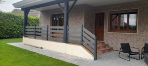 Photo de galerie - Garde corps aluminium 