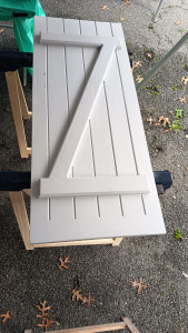 Photo de galerie - Rénovation volet en bois