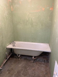 Photo de galerie - Rénovation salle de bain premier étape 