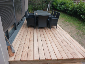 Photo de galerie - Pose de terrasse 