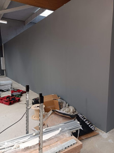 Photo de galerie - Applique un peinture couleur gris 