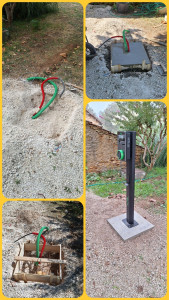 Photo de galerie - Plate-forme pour le montage d'une station de charge 