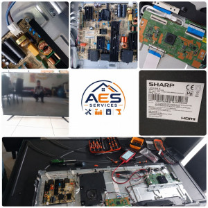 Photo de galerie - Diagnostic d’une TV Sharp 65