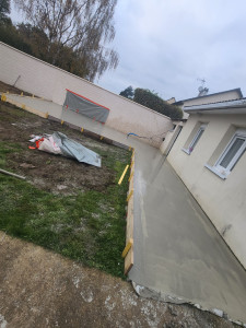 Photo de galerie - Coulage de dalle béton 