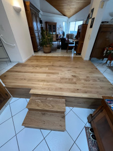 Photo de galerie - Pose de parquet - Revêtement de sol