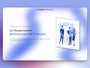 Photo de galerie - Création d'un Branding Complet et d'un site internet pour un responsable financier.