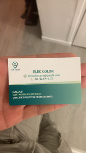 Photo de galerie - Carte de visite 