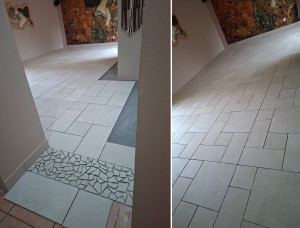 Photo de galerie - Pose de carrelage