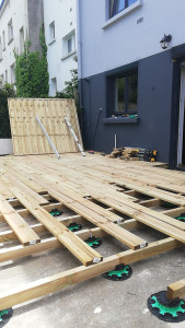 Photo de galerie - Pose de terrasse en bois 