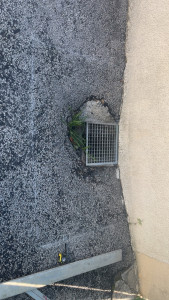 Photo de galerie - Réaménagement d’un regard dans une cour 