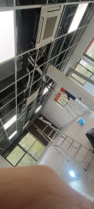 Photo de galerie - Pose de luminaires et radar et blocs secours 