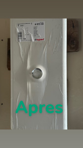 Photo de galerie - Tableau dans une salle de bain remonter à l’etage et remis en conformité