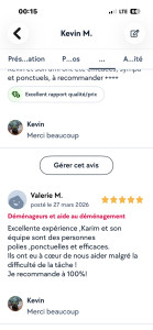 Photo de galerie - Manutention Kevin