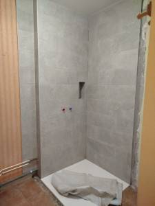 Photo de galerie - Rénovation d'une douche avec bac a posé 