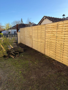Photo de galerie - Clôture bois 