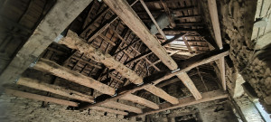 Photo de galerie - Création et pose de la structure du 1er étage d'une maison en rénovation