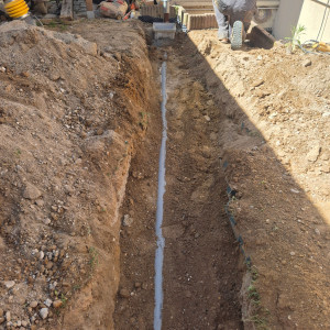 Photo de galerie - Reprise  des eaux pluviale 
