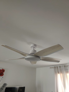 Photo de galerie - Installation d'un ventilateur de plafond