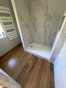 Photo de galerie - Carrelage et pose de douche ??
