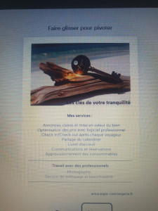 Photo de galerie - Je m'occupe de tout:
- de l'arrivée, à la sortie 
- Check in/Check out 
- organisation ménage et linge 
tout est fait sur facture 