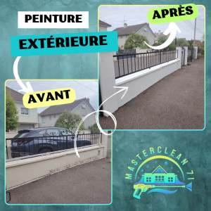 Photo de galerie - Avant après d'une Peinture extérieure