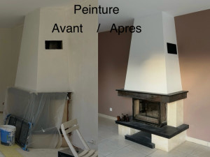 Photo de galerie - Peinture avant/après (+ avec la personnalisation du couleur sur place) 