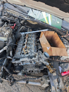 Photo de galerie - Réfection moteur en cours.  Démontage complet, contrôle des pièces, remplacement des éléments défectueux et remise en état du moteur.  Mécanicien automobile expérimenté. Intervention à Montpellier et alentours. Déplacement possible.