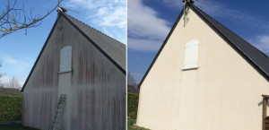 Photo de galerie - Traitement pignon façade dalage