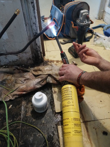 Photo de galerie - Souder de cuivre 