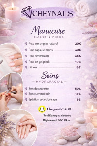 Photo de galerie - Soins visage ainsi que vos ongles 
