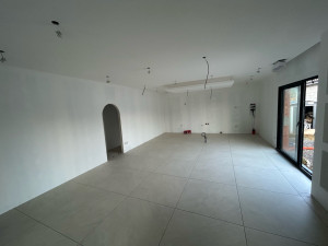 Photo de galerie - Pose carrelage sol 90x90 