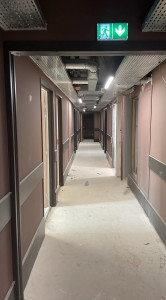 Photo de galerie - Peintures de tout l'intérieur de l'hôtel nomade Dijon gare finition À+