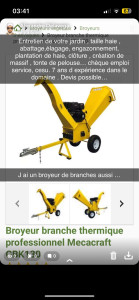 Photo de galerie - Broyage de branche 