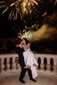 Photo de galerie - Feu d’artifice mariage M&K