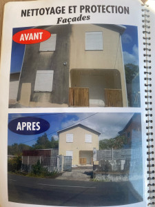 Photo de galerie - Nettoyage façade