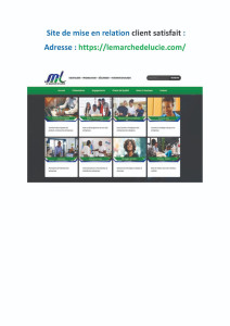 Photo de galerie - Création site internet