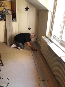 Photo de galerie - Pose parquet flottant 