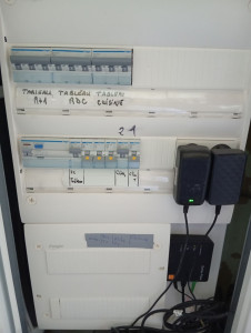 Photo de galerie - Tableau électrique pour un particulier lors d'une rénovation .          