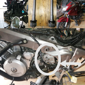 Photo de galerie - Honda 700 Deauville
réparation arbre de transmission différentiel