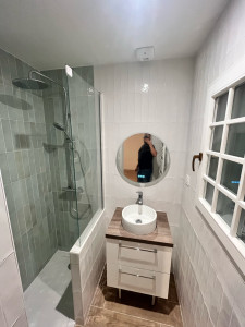Photo de galerie - Rénovation totale d’une salle de bain